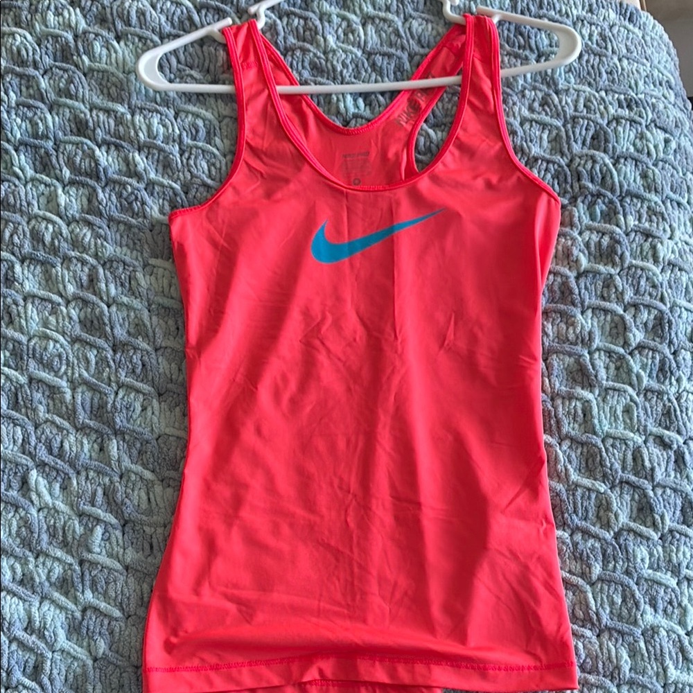 Nike Coral Dri Fit Tank Top in size S, almost brand new